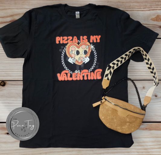 Black Pizza Valentine Tee